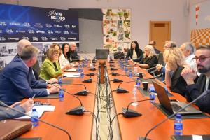 30.09.2025. - Predsednica Gojković na sastanku sa generalnim direktorom sajma „Helexpo“ u Solunu