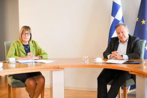 30.09.2025. - Sastanak predsednice Gojković sa gradonačelnikom Soluna