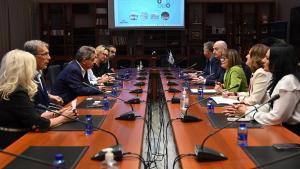 30.09.2025. - Predsednica Gojković na sastanku sa generalnim direktorom sajma „Helexpo“ u Solunu