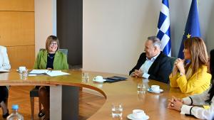 30.09.2025. - Sastanak predsednice Gojković sa gradonačelnikom Soluna