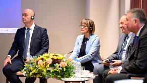 01.10.2025. - Maja Gojković u Solunu sa predstavnicima Grčko-srpske privredne komore i privrednicima