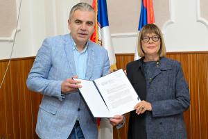 07.11.2025. - Predsednica Gojković u radnoj poseti Sečnju