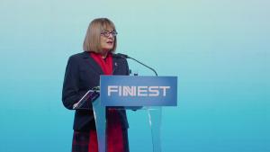 10.11.2025. - Predsednica Gojković na otvaranju fabrike delova za motore električnih automobila u Apatinu