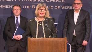 30.12.2025. - Predsednica Gojković povodom potpisivanja ugovora za izgradnju mosta na Dunavu kod Bačke Palanke