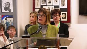 20.02.2026. - Maja Gojković na otvaranju izložbe povodom 200 godina od rođenja Svetozara Miletića