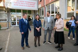 16.03.2026. - Predsednica Gojković sa saradnicima posetila Kulu