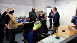 22.04.2026. - Predsednica Gojković obišla postrojenje za prečišćavanje vode u u Vindhuku u Namibiji