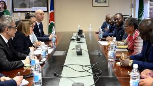 23.04.2026. - Maja Gojković na sastanku sa ministarkom zaštite životne sredine i turizma Namibije