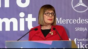 25.04.2026. - Maja Gojković na otvaranju Međunarodnog samita ženskog preduzetništva u Novom Sadu