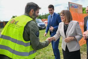 27.04.2026. - Predsednica Gojković sa saradnicima posetila Sombor