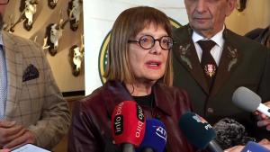 30.04.2026. - Predsednica Gojković povodom posete Muzeju Lovačkog saveza Vojvodine