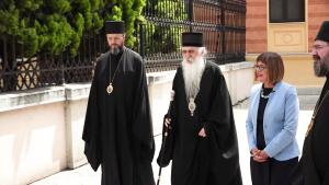 12.06.2026. - Maja Gojković obišla Sabornu crkvu Svetog velikomučenika Georgija u Novom Sadu