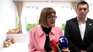 30.10.2026. - Predsednica Gojković povodom obilaska novog vrtića u Srbobranu