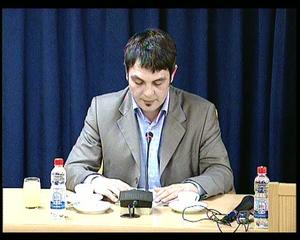07.05.2009. - Blažo Popović na konferenciji povodom završnih takmičenja kviza 