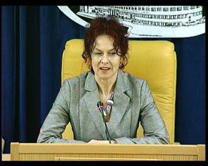 28.05.2009. - Ana Tomanova Makanova, konferencija za novinare povodom predstojećeg Desetog svetskog kongresa Rusina