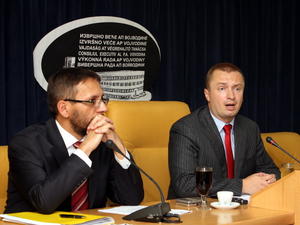 15.07.2009. - Konferencija za novinare predsednika dr Bojana Pajtića i sekretara za finansije mr Jovice Đukića
