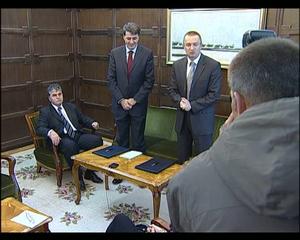 19.10.2009. - Dr Bojan Pajtić povodom potpisivanja Sporazuma o finansiranju udžbenika