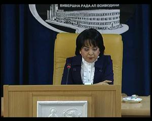 29.12.2009. - Slavica Denić na godišnjoj konferenciji za novinare Kancelarije za inkluziju Roma