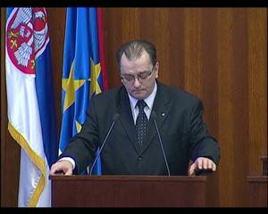 22.01.2010. - Izlaganje Šandora Egerešija na svečanoj sednici Vojvođanske akademije nauka i umetnosti