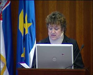 05.05.2010. - Dušanka Sremački povodom prezentacije Prostornog plana Republike Srbije