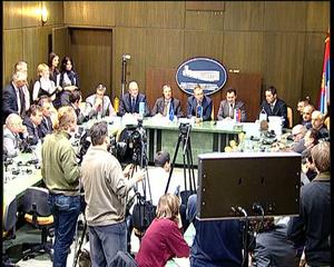 25.01.2011. - Nemi kadrovi sa potpisivanja ugovora o izgradnji Žeželjevog mosta