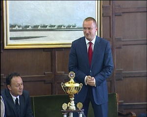 17.05.2011. - Dr Bojan Pajtić povodom susreta sa igračima Rukometnog kluba 